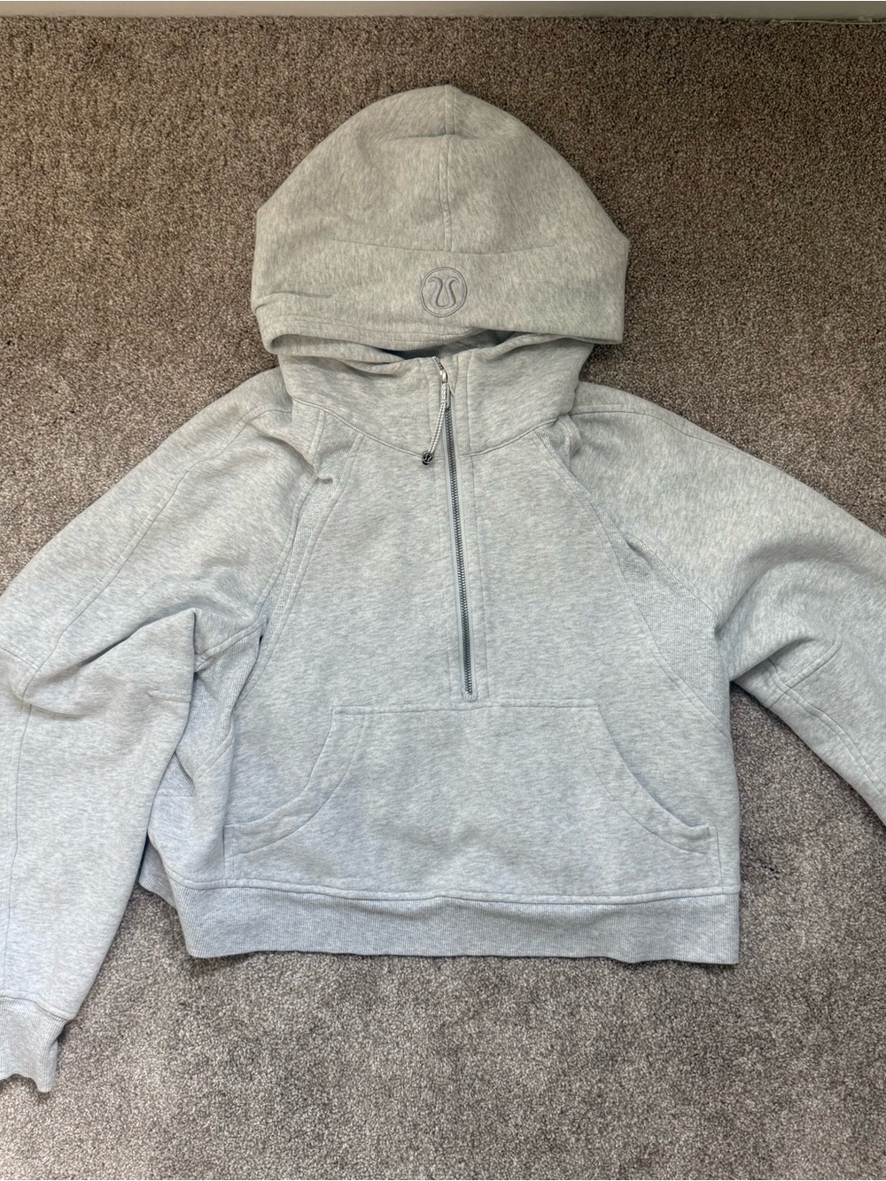 Lululemon Oversized Scuba - XS/S - Light Gray
